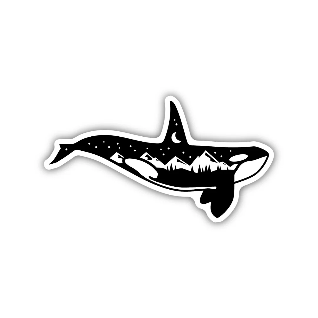 Night Orca Sticker