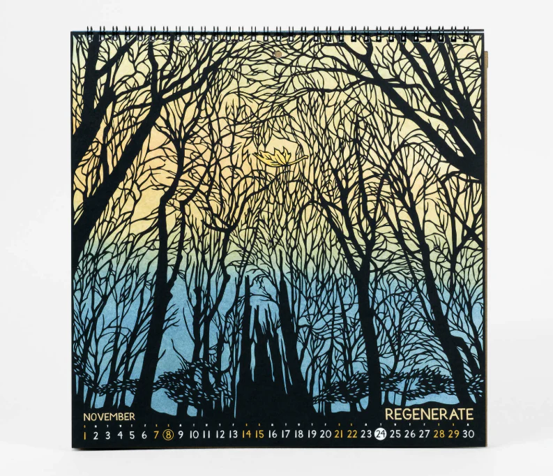 Nikki McClure: Courage - 2026 Wall Calendar - Image 7