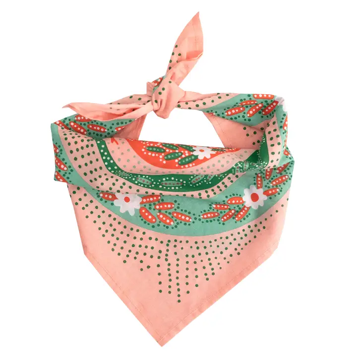 No. 069 Snakes Pink Bandana - Image 2