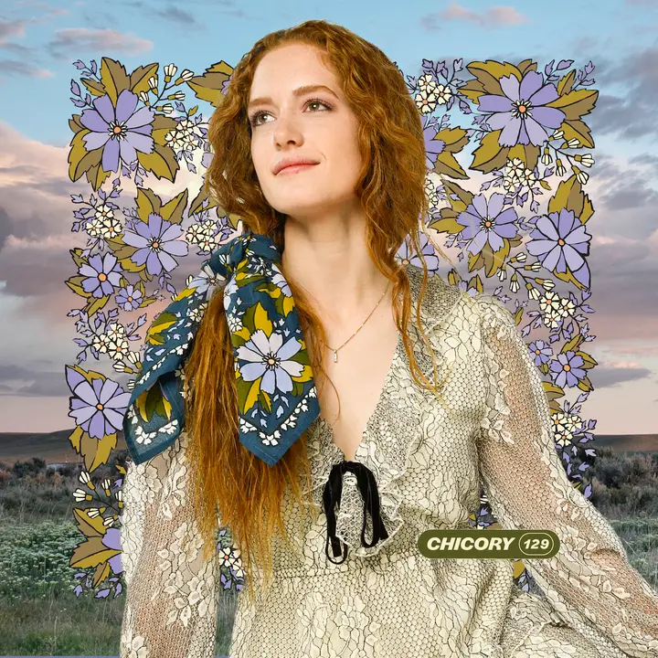 No. 129 Chicory  Bandana - Image 3