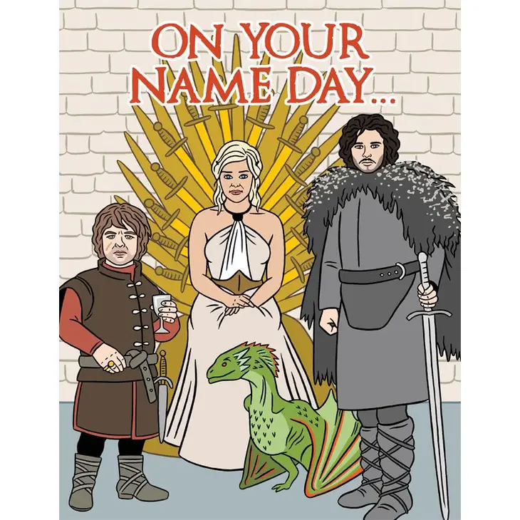 On Your Name Day GOT Birthday Card
