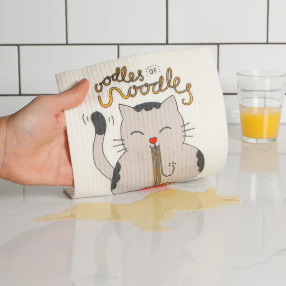 Oodles Of Noodles Swedish Sponge Cloth - Image 2