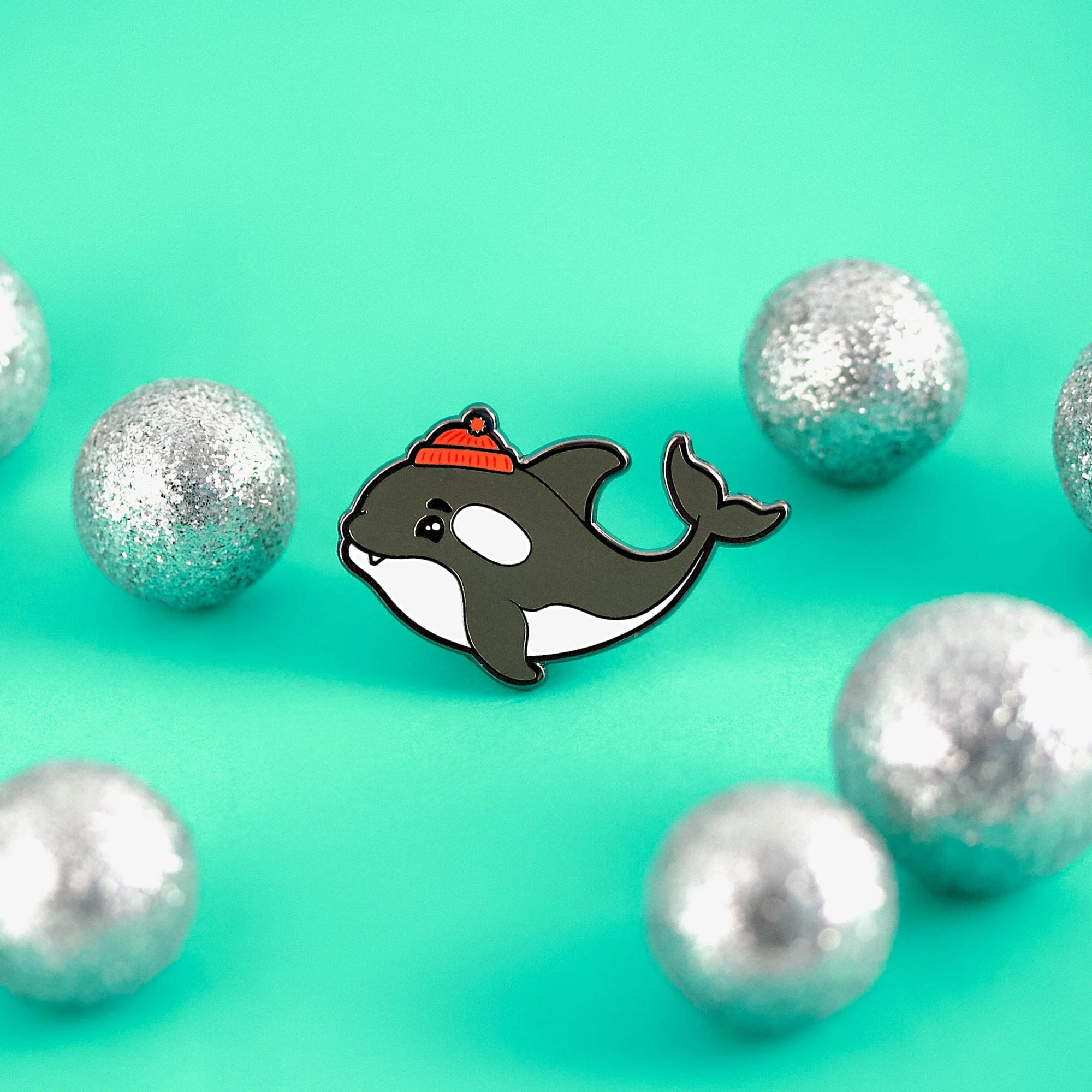 Orca Enamel Pin - Image 2