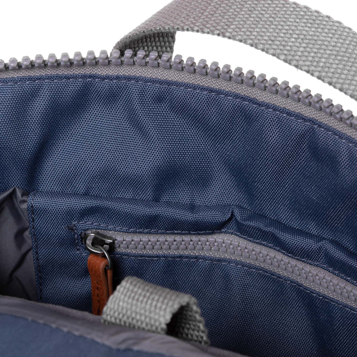 ORI Bantry B Sustainable Backpack - Airforce (Canvas) - Small - Image 5