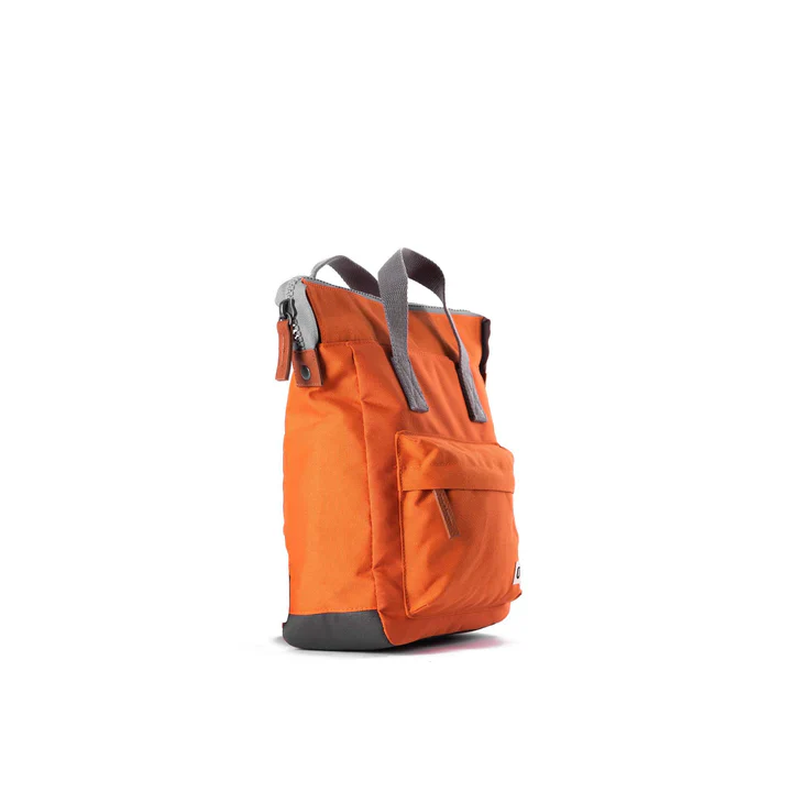 ORI Bantry B Sustainable Backpack - Atomic Orange (Canvas) - Small - Image 2