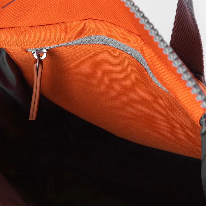 ORI Bantry B Sustainable Backpack - Atomic Orange (Canvas) - Small - Image 5