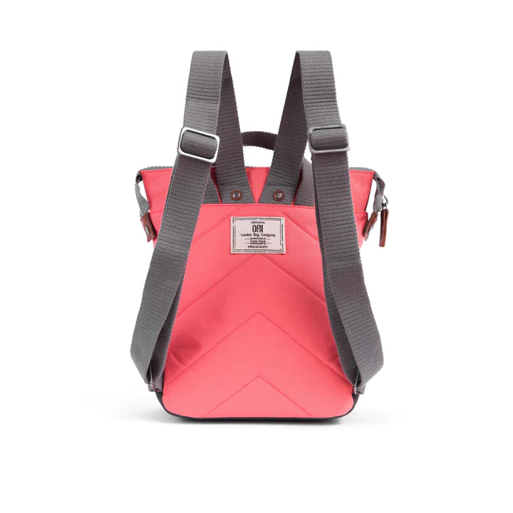 ORI Bantry B Sustainable Backpack - Coral (Canvas) - Small - Image 3