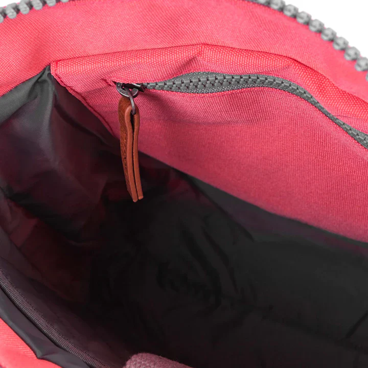 ORI Bantry B Sustainable Backpack - Coral (Canvas) - Small - Image 5