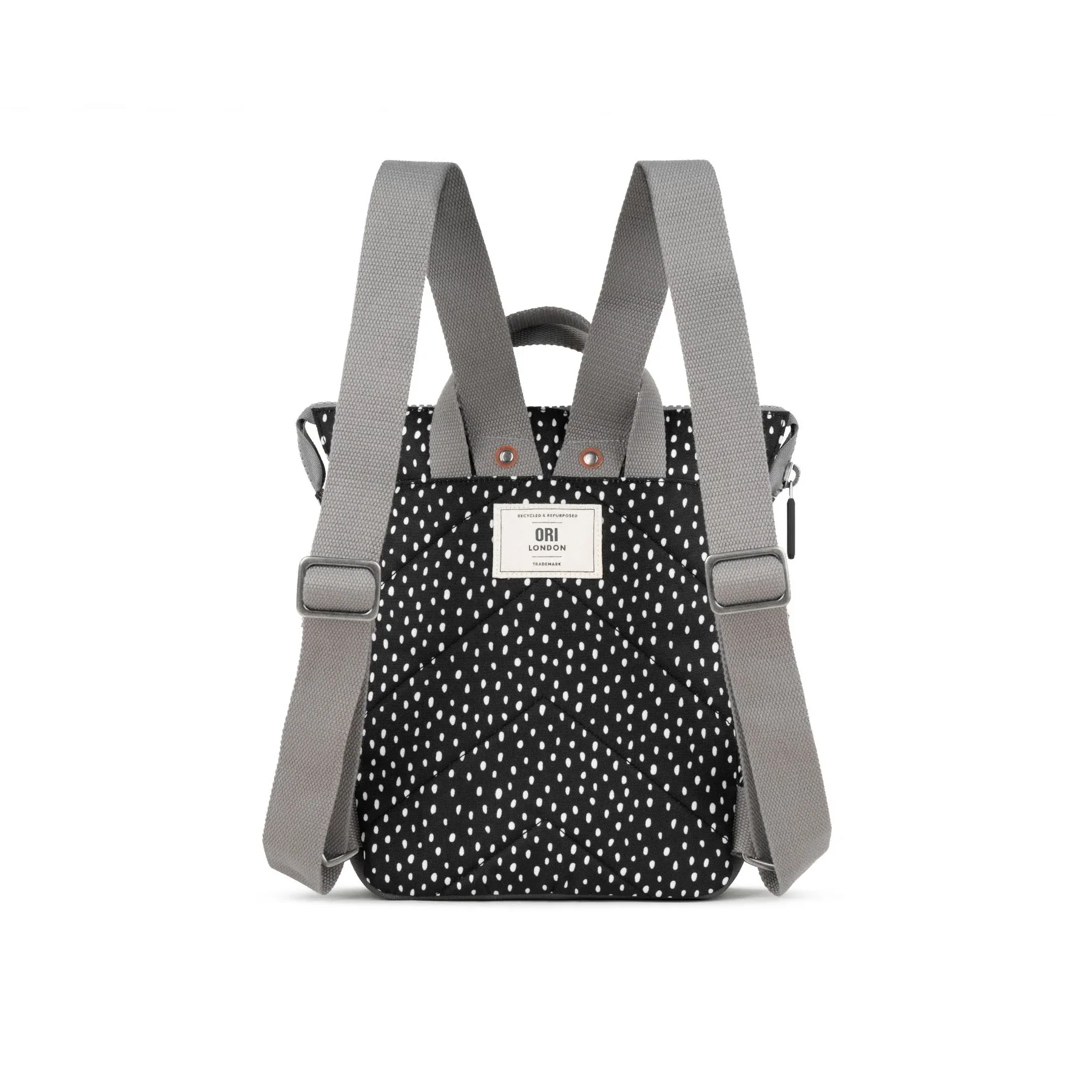 ORI Bantry B Sustainable Backpack - Drizzle Ash (Canvas) - Small - Image 3