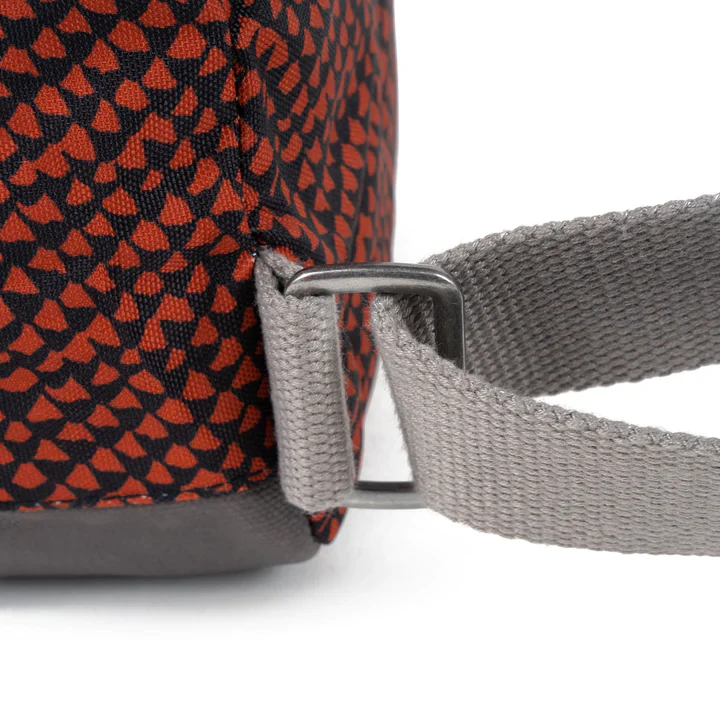 ORI Bantry B Sustainable Backpack - Ginger Snake Print (Canvas) - Small - Image 4