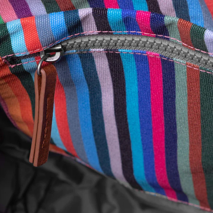 ORI Bantry B Sustainable Backpack - Multi Stripe (Canvas) - Small - Image 5