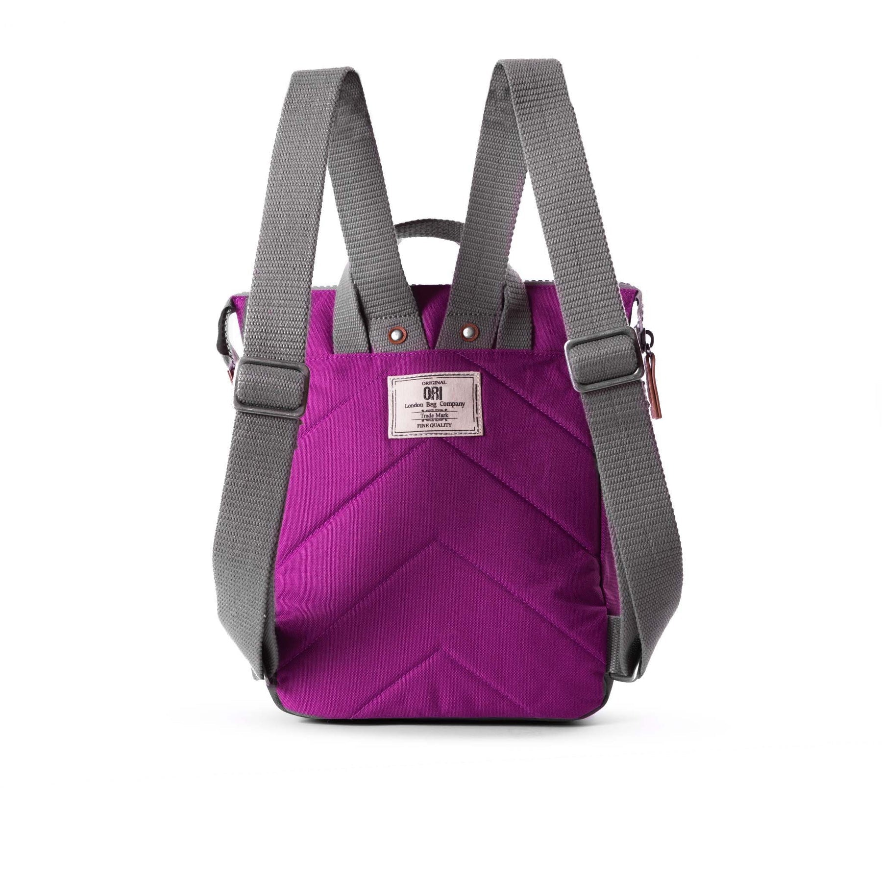 ORI Bantry B Sustainable Backpack - Violet (Canvas) - Small - Image 3