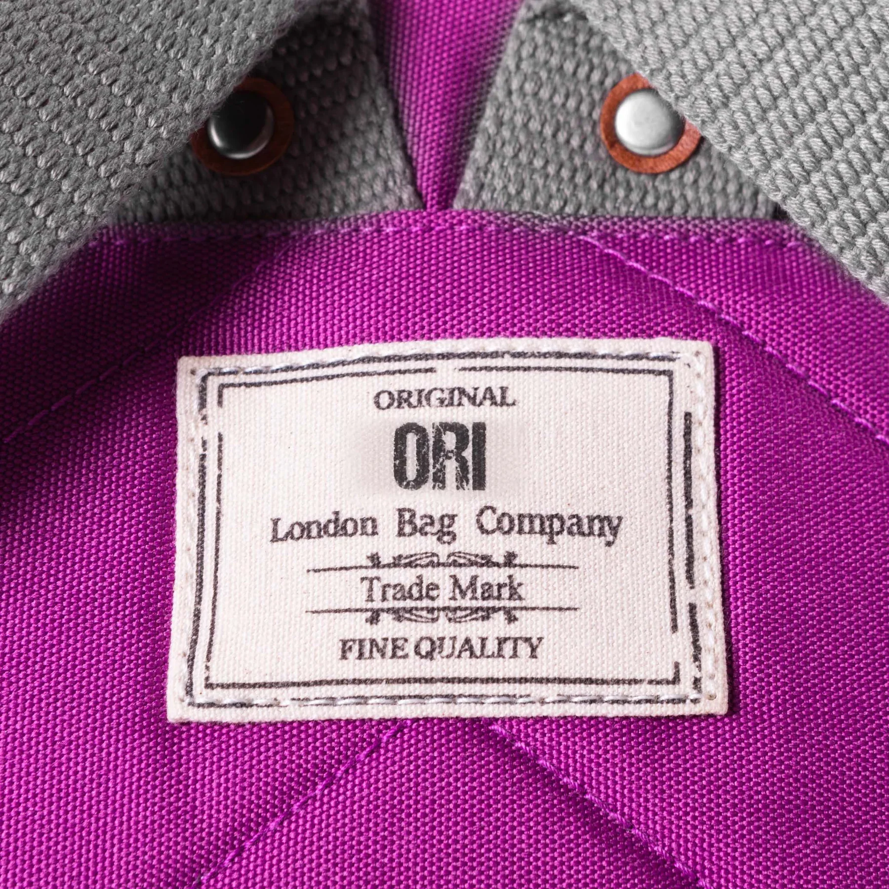 ORI Bantry B Sustainable Backpack - Violet (Canvas) - Small - Image 5