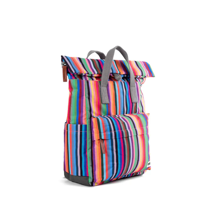 ORI Canfield B Sustainable Backpack - Multi Stripe (Canvas) - Medium - Image 2
