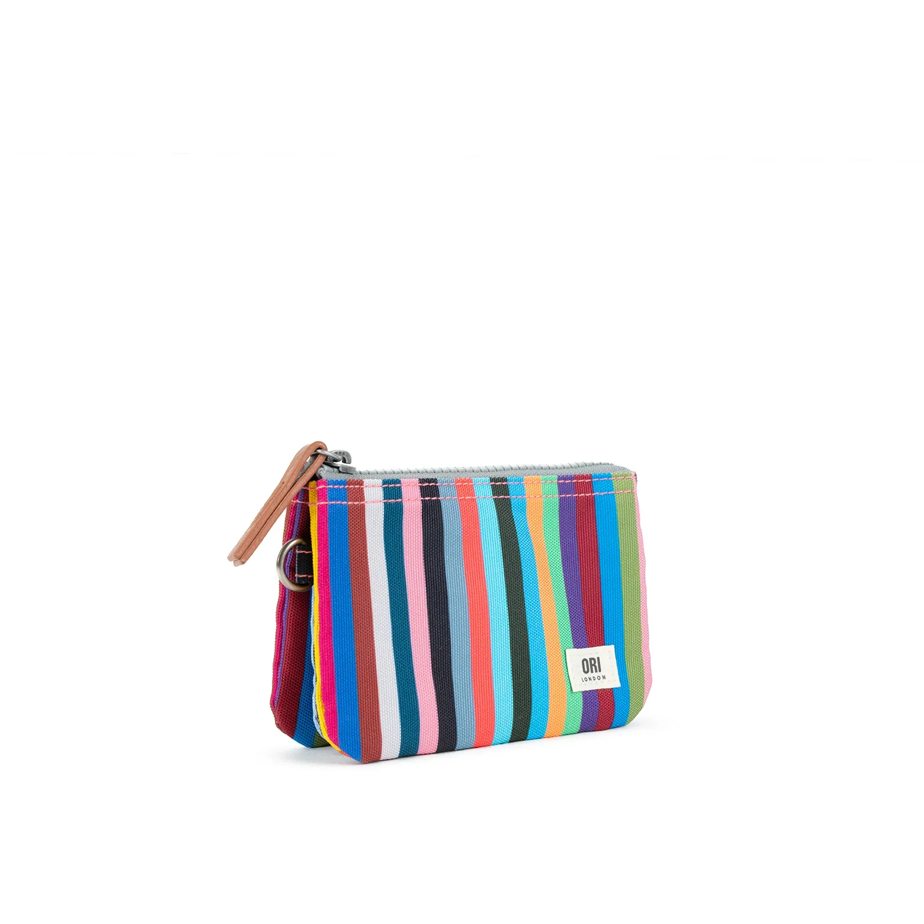 ORI Carnaby Sustainable Wallet Small - Multi Stripe - Image 2