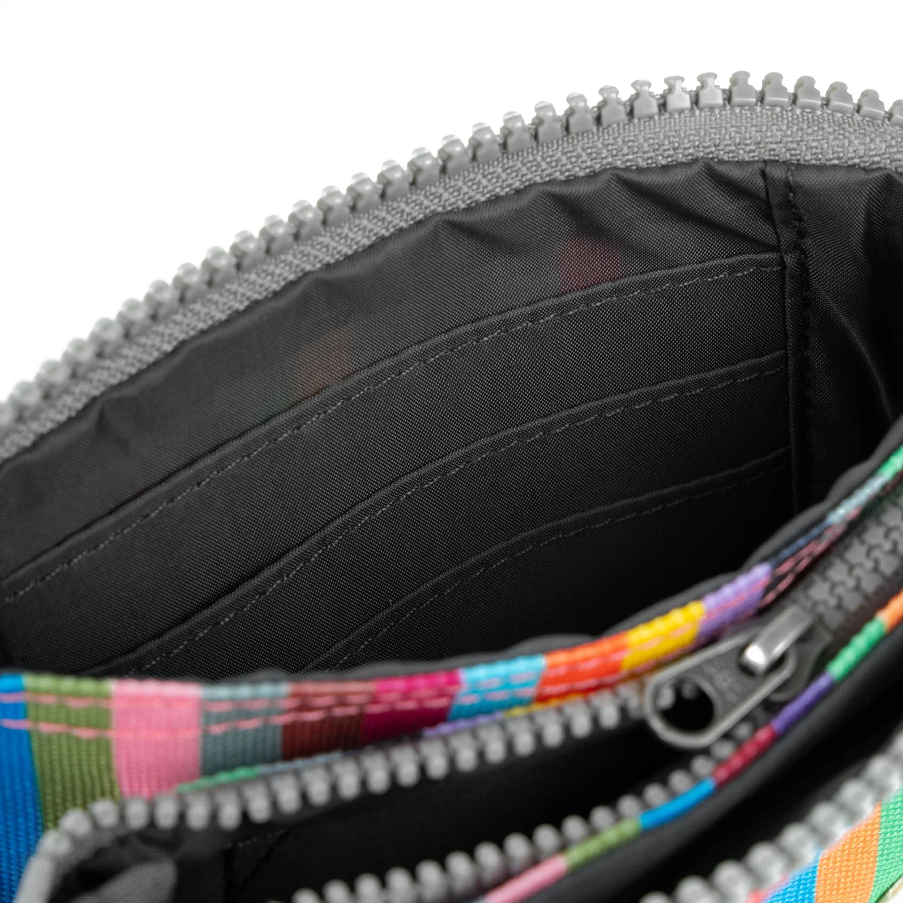 ORI Carnaby Sustainable Wallet Small - Multi Stripe - Image 3