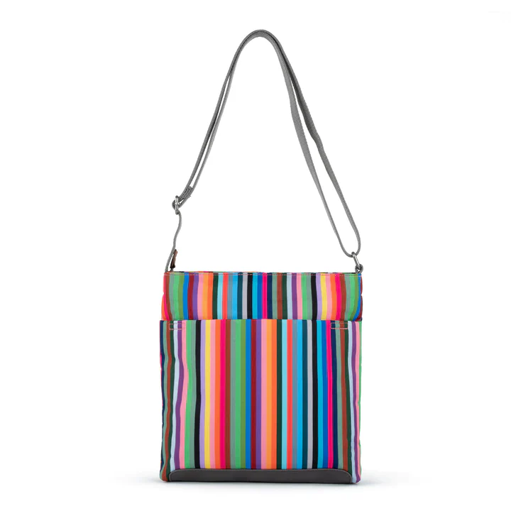 ORI Kennington B Sustainable Crossbody - Multi Stripe (Canvas) - Image 3