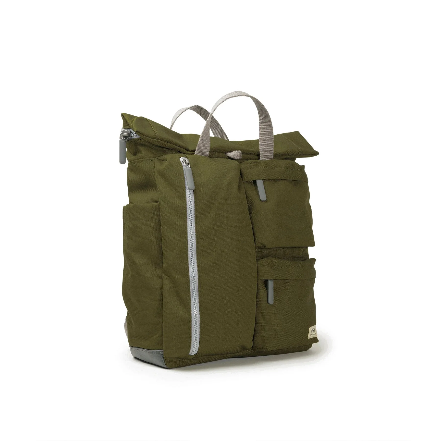 ORI Richmond Medium Canvas Bag - Moss - Image 2