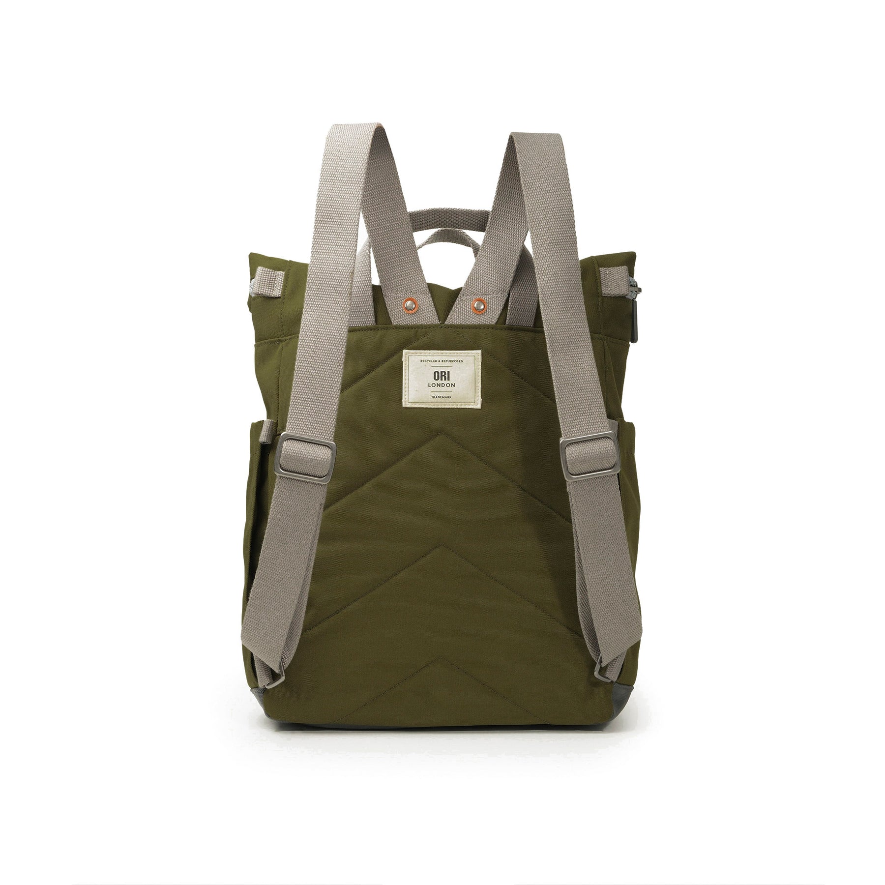 ORI Richmond Medium Canvas Bag - Moss - Image 3
