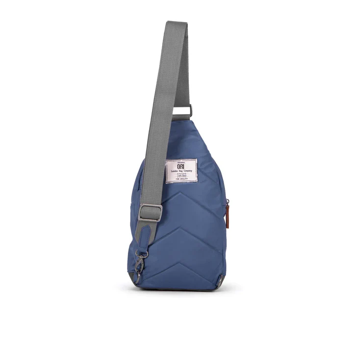 ORI Willesden B Sustainable Sling Bag - Airforce (Nylon) - Large - Image 3