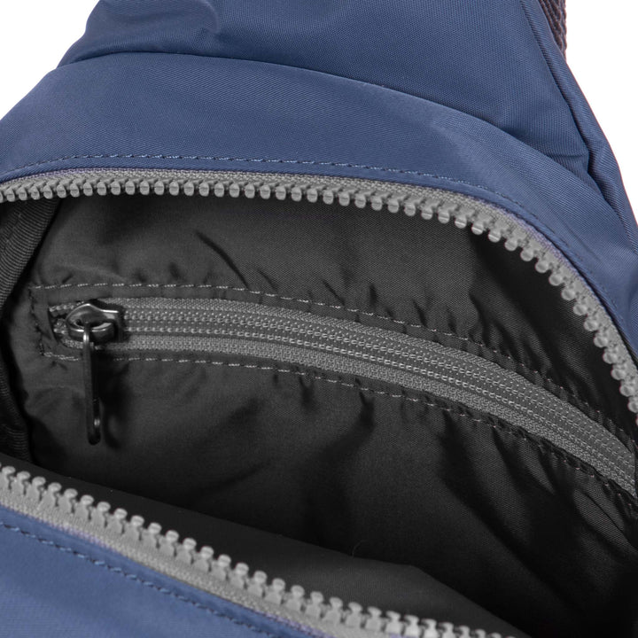 ORI Willesden B Sustainable Sling Bag - Airforce (Nylon) - Large - Image 5