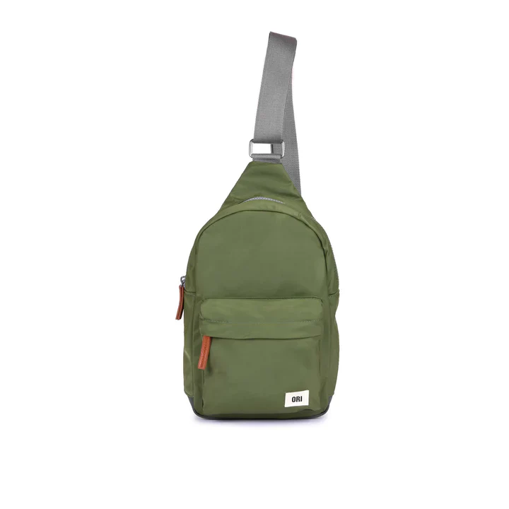 ORI Willesden B Sustainable Sling Bag - Avocado (Nylon) - Large