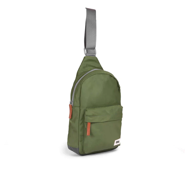 ORI Willesden B Sustainable Sling Bag - Avocado (Nylon) - Large - Image 2