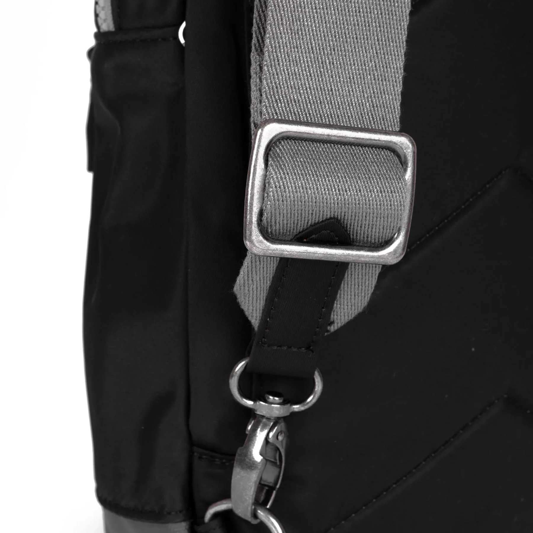 ORI Willesden B Sustainable Sling Bag - Black (Nylon) - Large - Image 5
