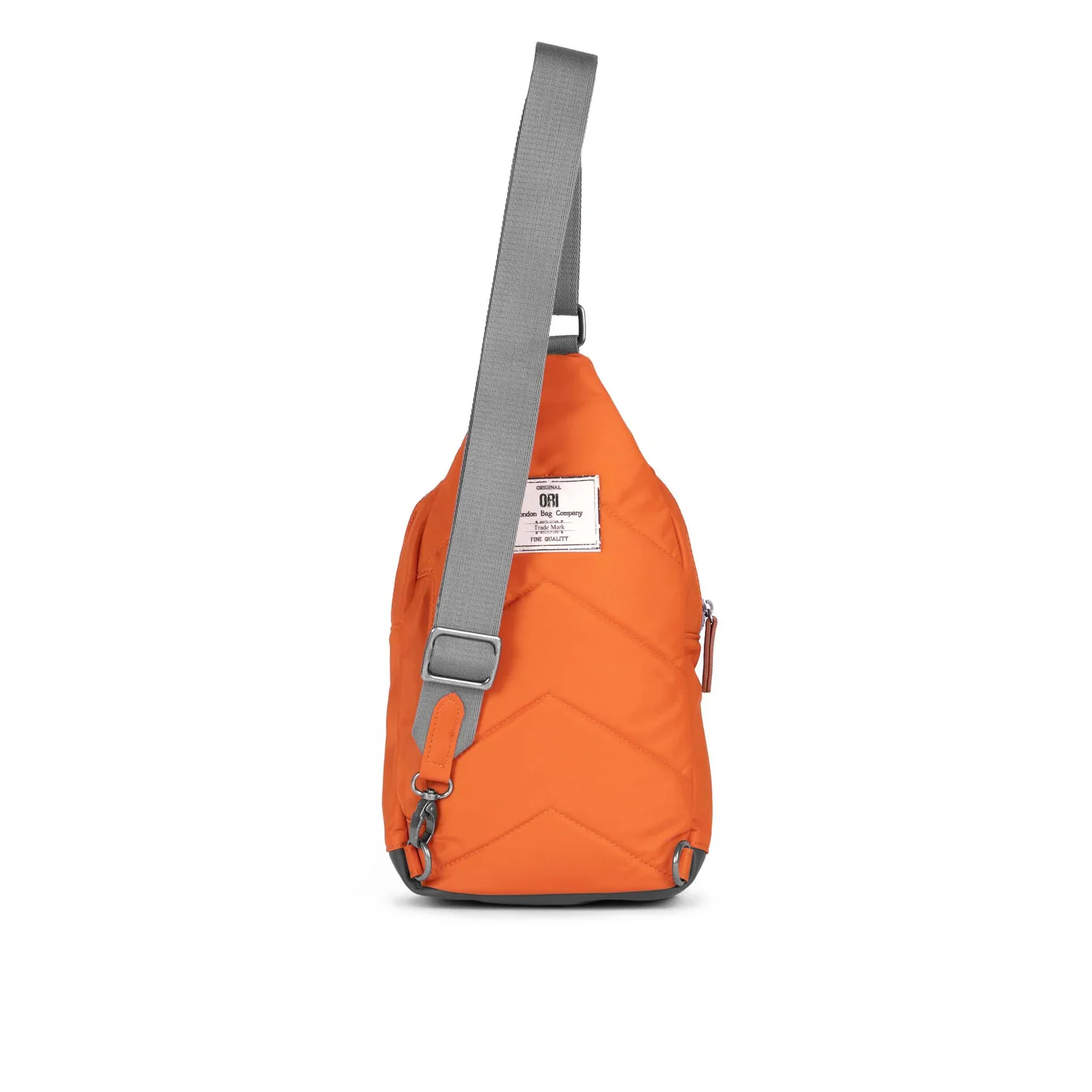 ORI Willesden B Sustainable Sling Bag - Burnt Orange (Nylon) - Large - Image 2
