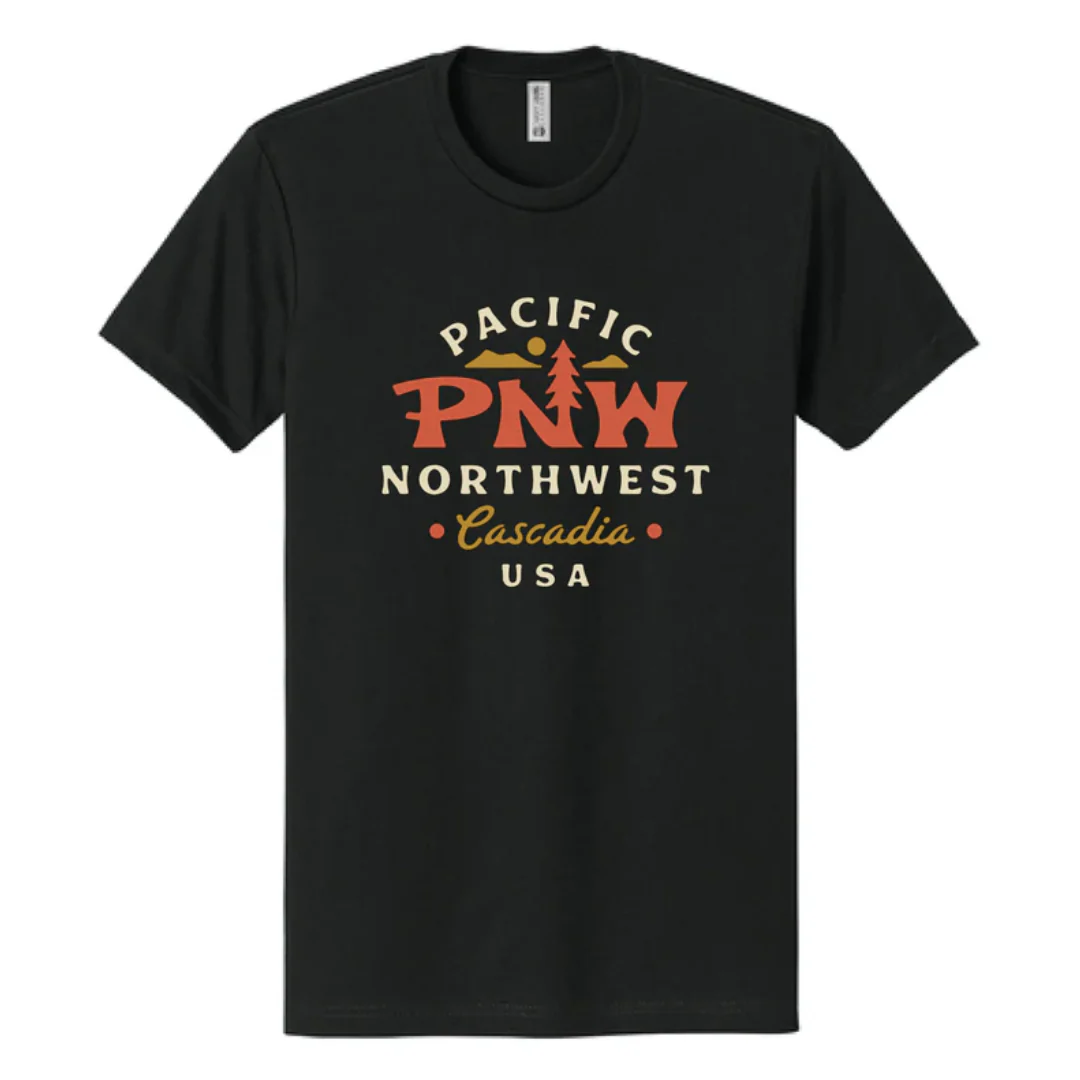 Pacific Northwest Franklin T-Shirt Black