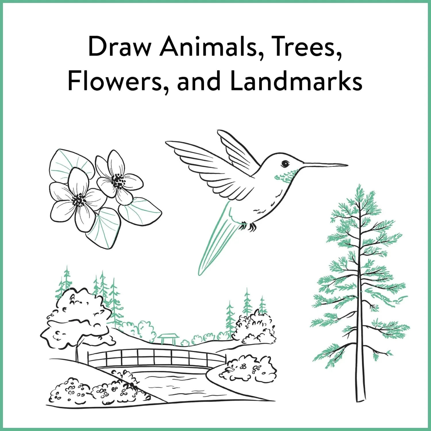 Pacific Northwest Line Drawing - Image 4