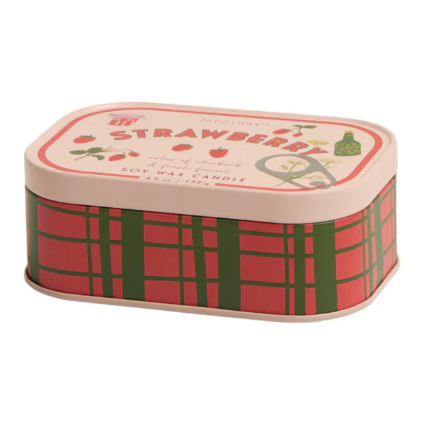 Paddywax Bistro Tin 4.5oz Candle - Strawberry - Image 3