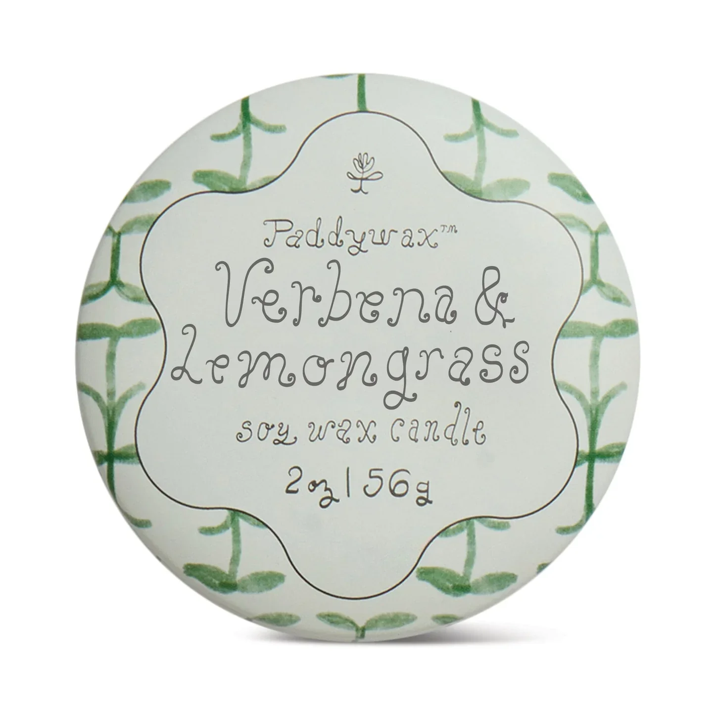 Paddywax Tulip 2oz Tin Candle - Verbena & Lemongrass - Image 3