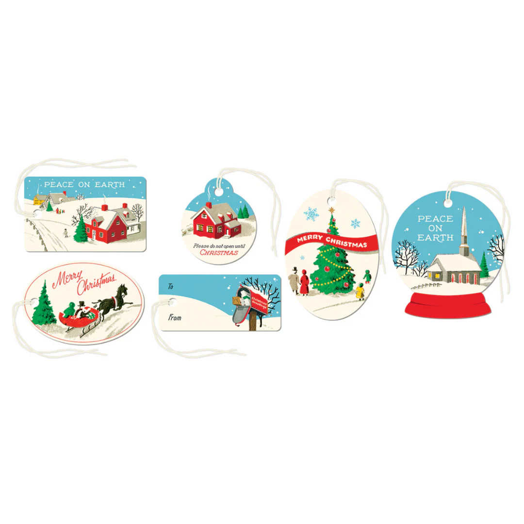 Cavallini & Co. Peace on Earth Gift Tags - Image 2