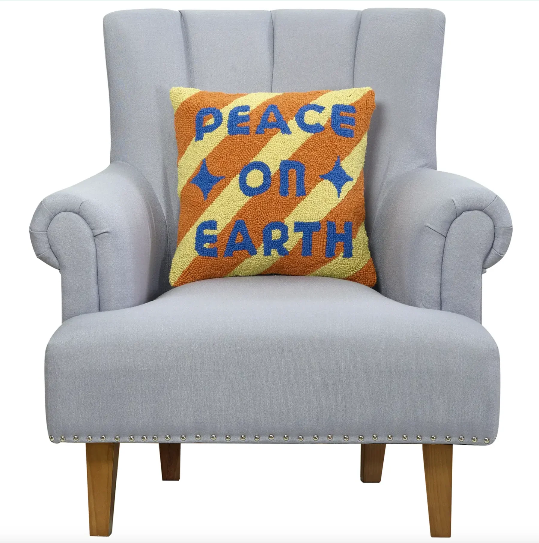 Peace Stripe Hook Pillow - Image 3