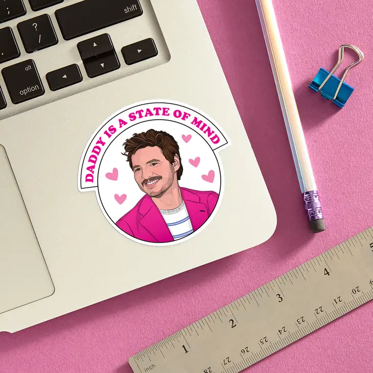 Pedro Pascal Daddy Die Cut Sticker - Image 2