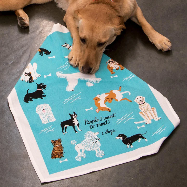 People To Meet: Dogs Dish Towel - Image 3
