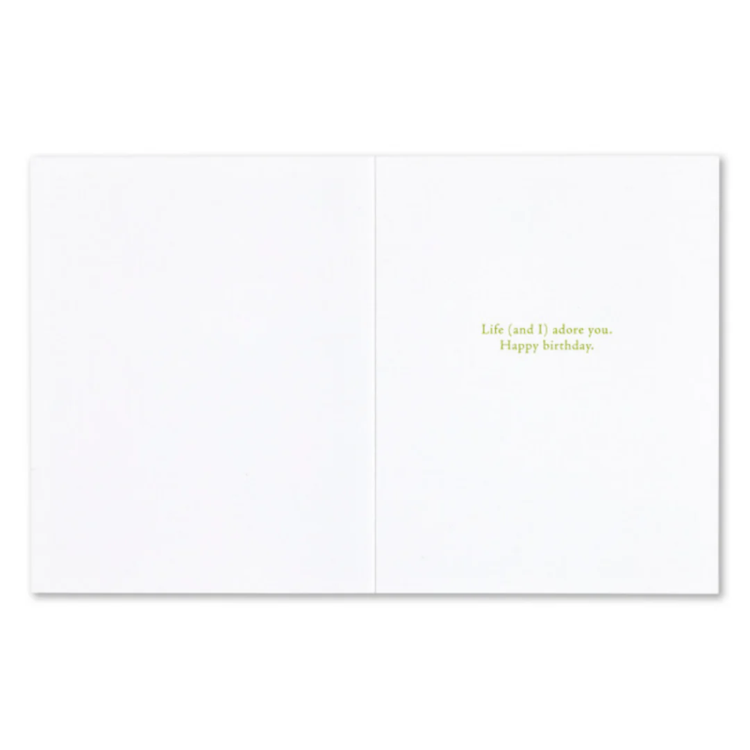 If you love life, life will love you back - Birthday Card - Image 2