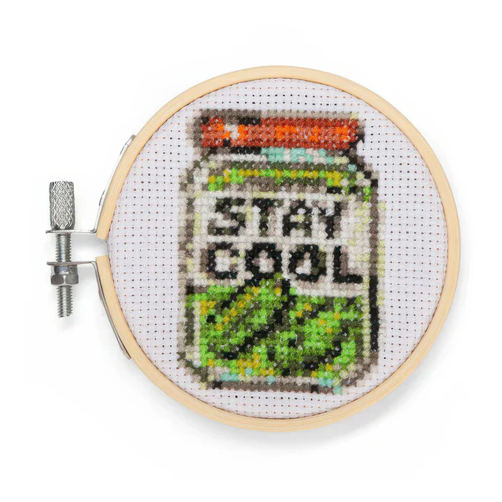 Pickle Mini Cross Embroidery Kit