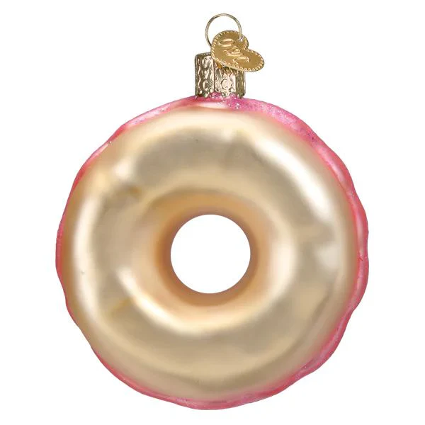 Pink Sprinkles Donut Ornament - Image 2