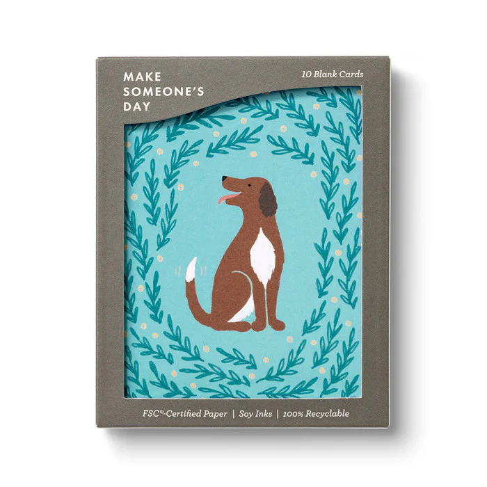 Playful Pup - Blank Note Cards