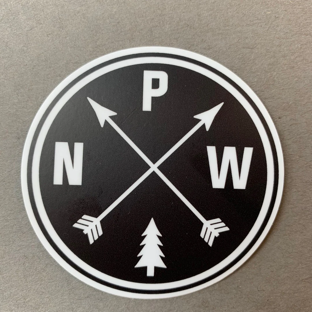 PNW Arrows Sticker - Large - Image 2