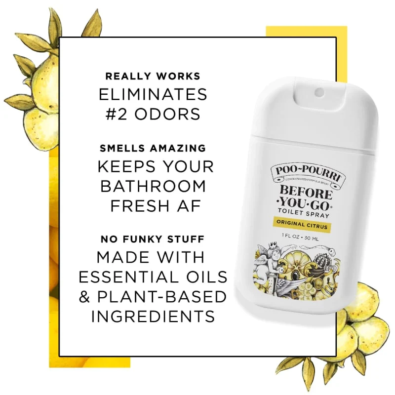 Poo-Pourri Pocket Spray 1oz - Original Citrus - Image 2