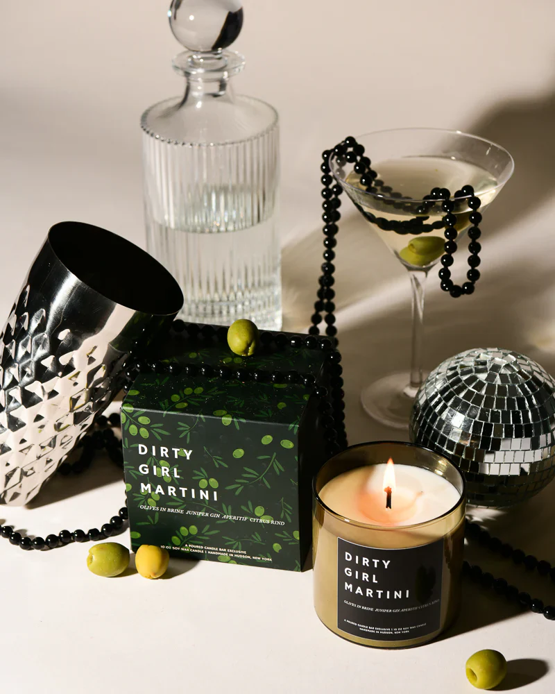 Poured Candle Bar 10oz Candle - Dirty Girl Martini - Image 2
