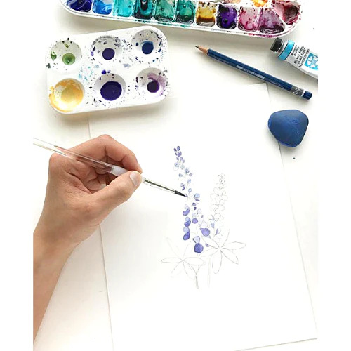Pacific Northwest Wildflowers 11"x14" Art Print - Image 3