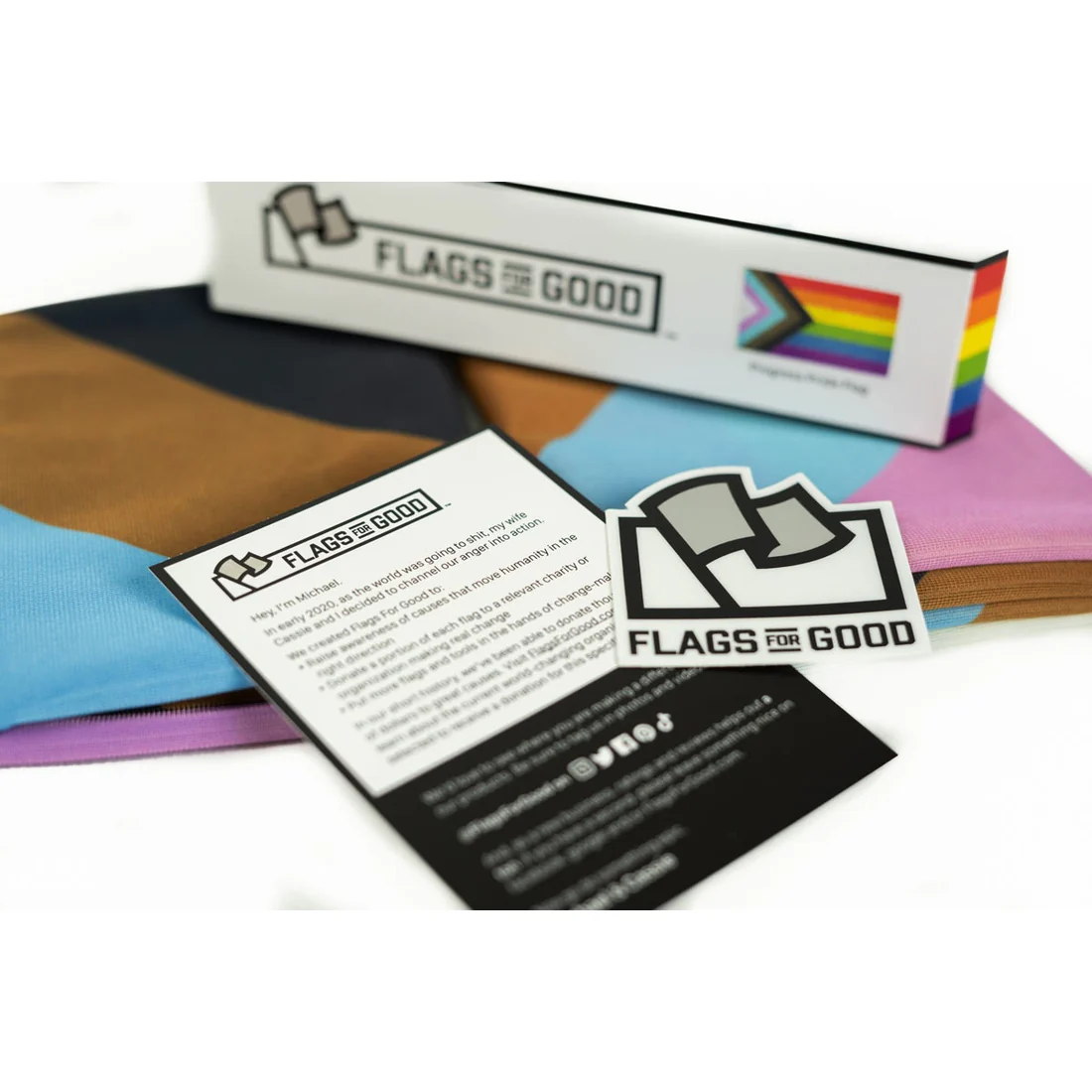 Progress Pride Flag - Boat Flag - Image 3