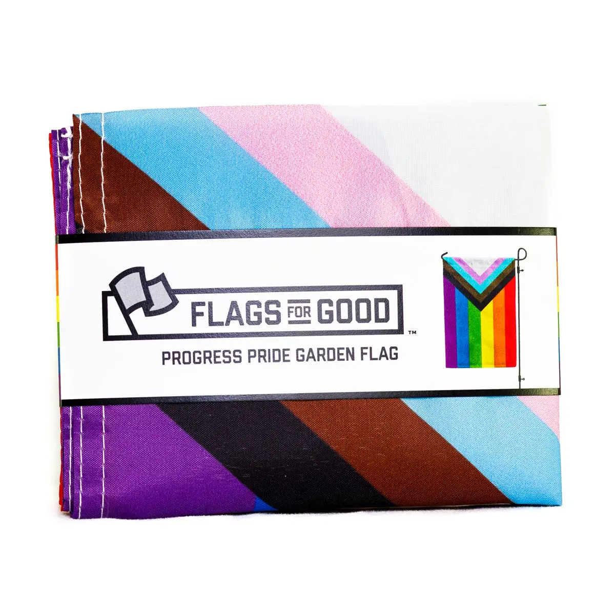 Progress Pride Garden Flag - Image 2