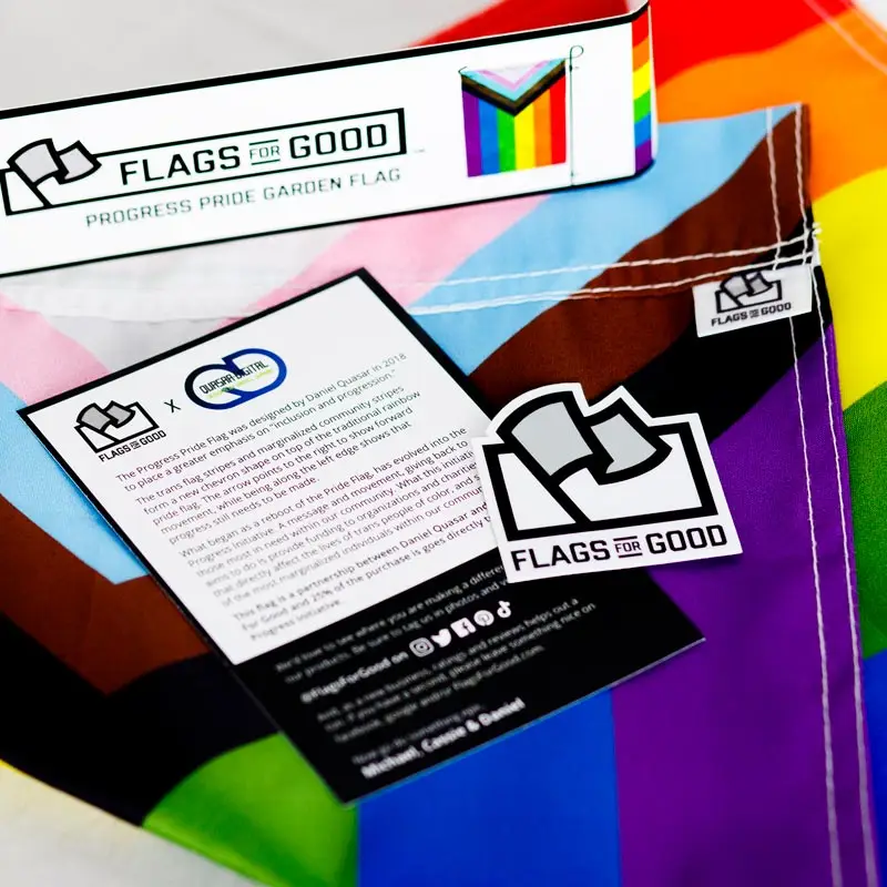 Progress Pride Garden Flag - Image 3