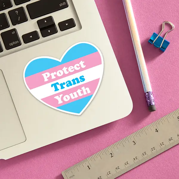 Protect Trans Youth Sticker - Image 2