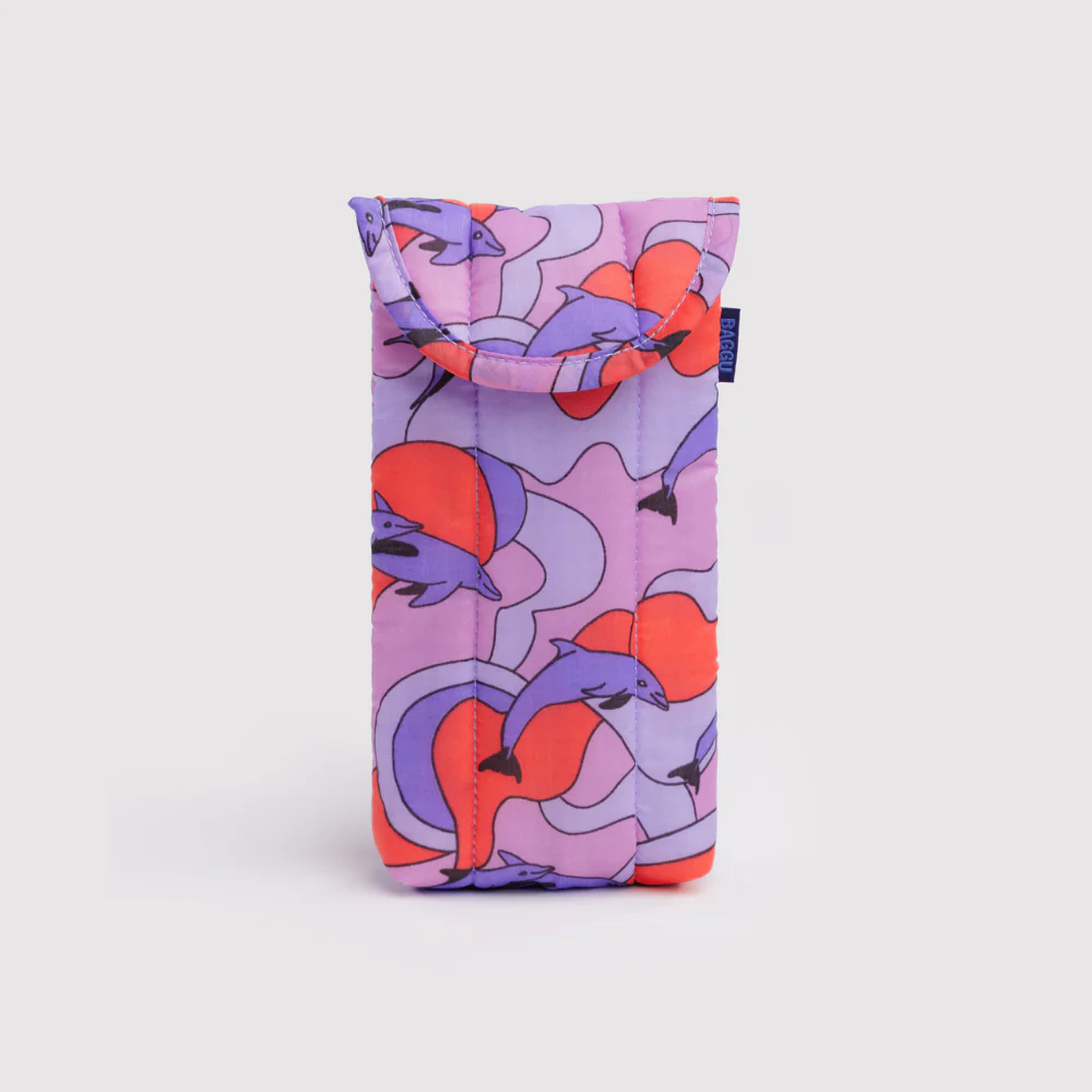 Puffy Glasses Sleeve - Dolphins